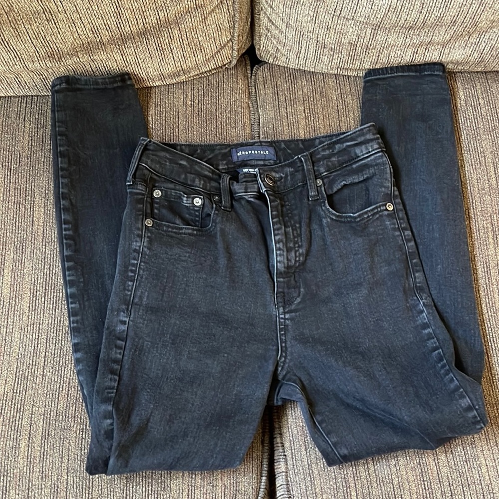 Aeropostale super high rise ankle jegging